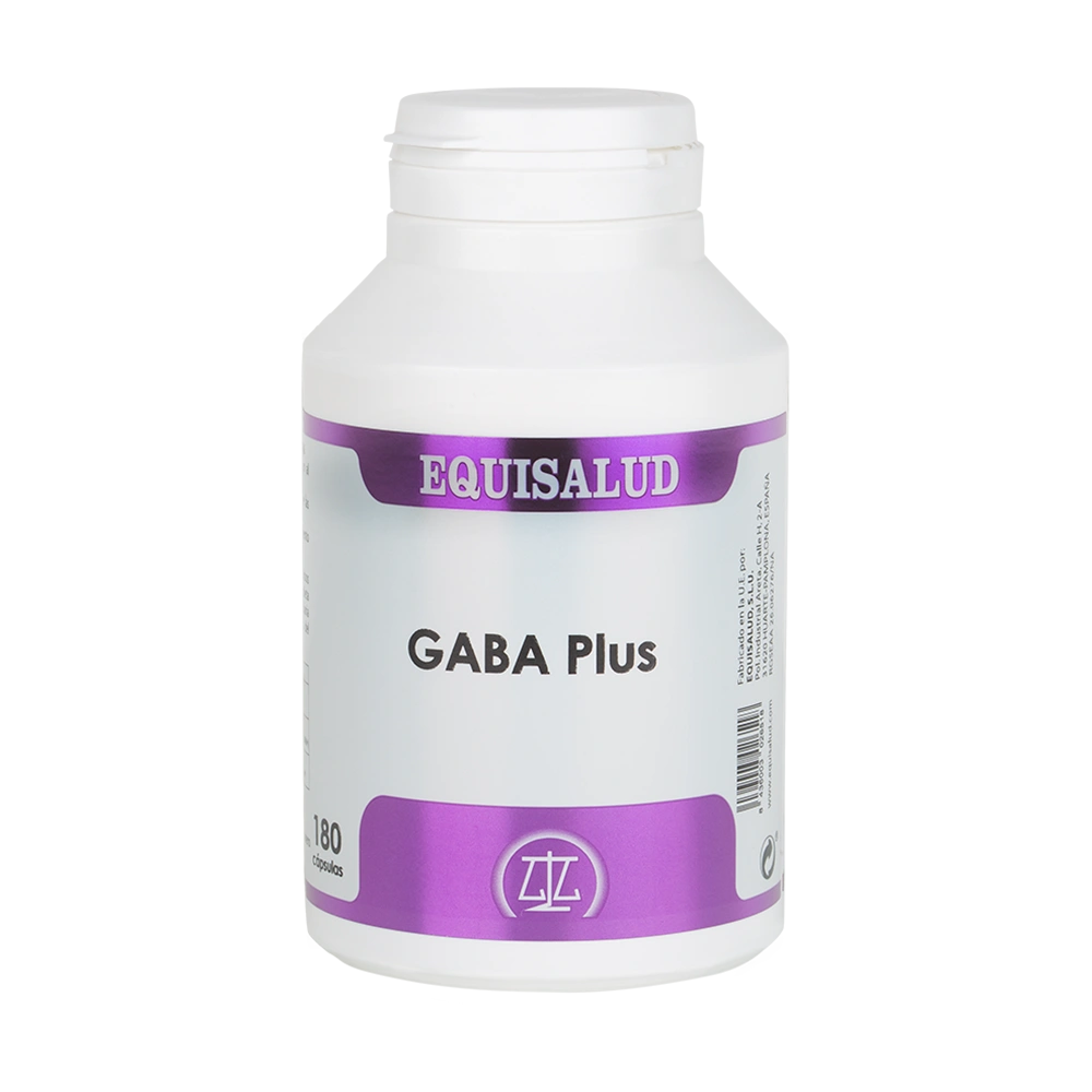 Aminoácidos GABA PLUS bote de 180 perlas de la línea aminoácidos, producto de Laboratorios Equisalud