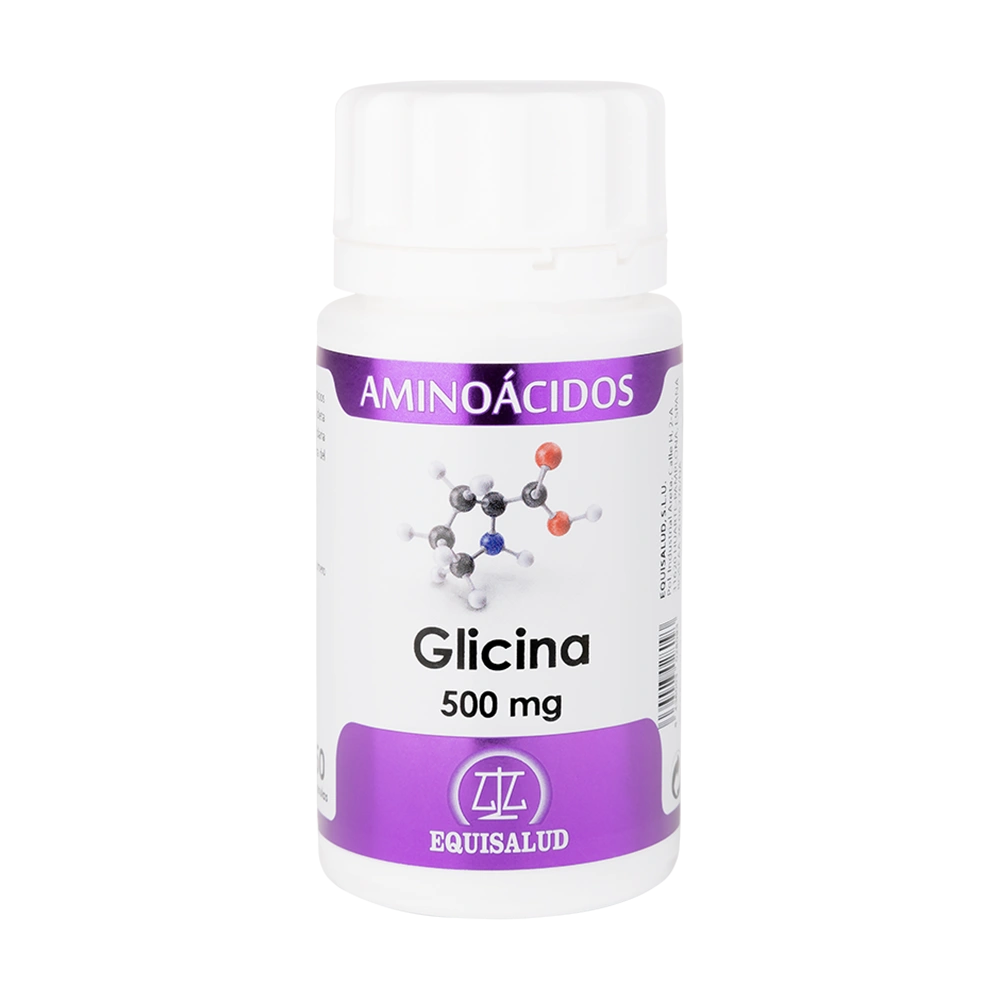 Aminoácidos Glicina bote de 50 cápsulas de la línea aminoácidos, producto de Laboratorios Equisalud