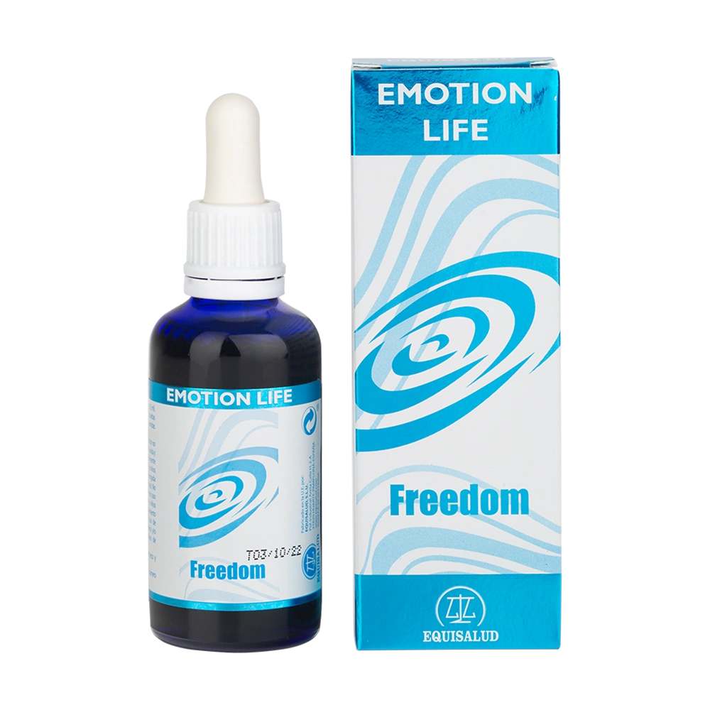 EmotionLife Freedom envase de 50 mililitros de la línea EmotionLife, producto de Laboratorios Equisalud