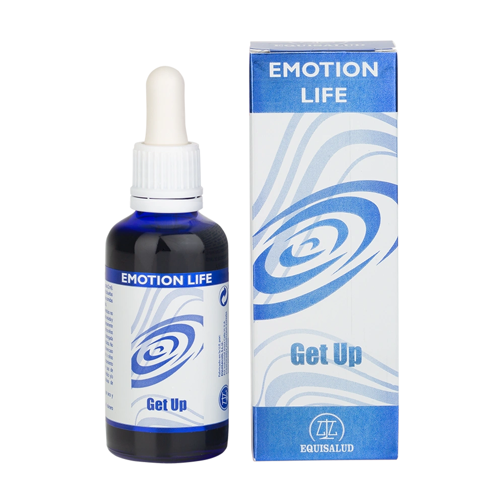 EmotionLife Get Up envase de 50 mililitros de la línea EmotionLife, producto de Laboratorios Equisalud