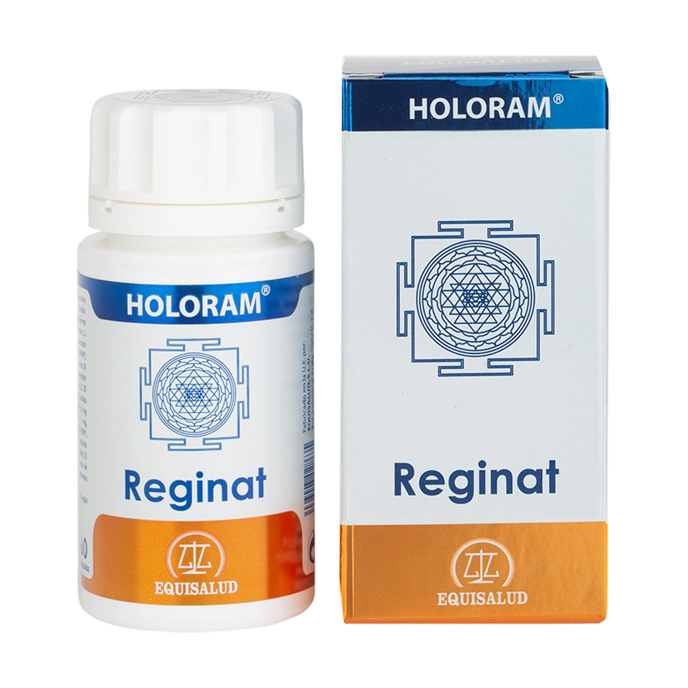 HoloRam Reginat bote de 60 cápsulas de la línea HoloRam, producto de Laboratorios Equisalud