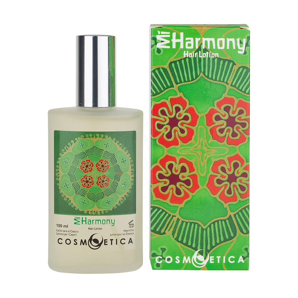 MiHarmony loción producto de Cosmoética, marca de cosmética natural de Laboratorios Equsialud