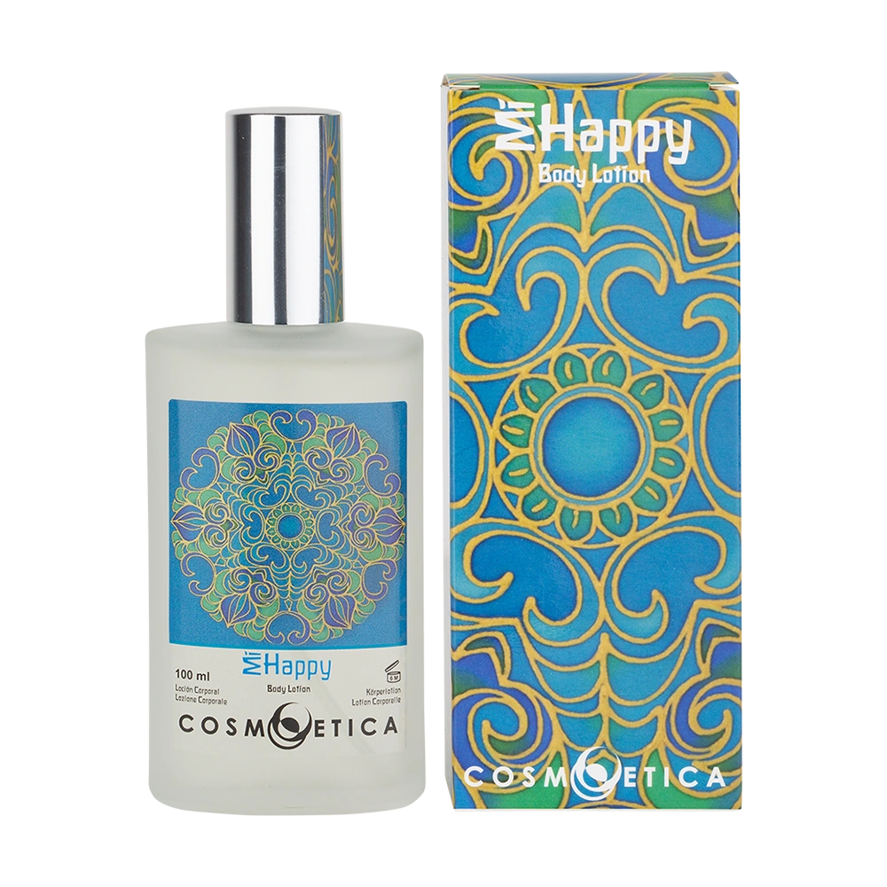 MiHappy loción producto de Cosmoética, marca de cosmética natural de Laboratorios Equsialud