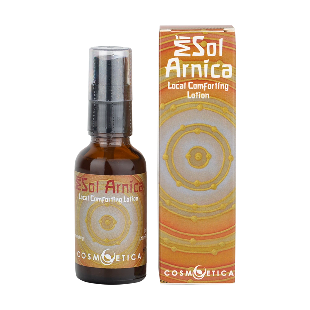 MiSol Árnica producto de Cosmoética, marca de cosmética natural de Laboratorios Equsialud