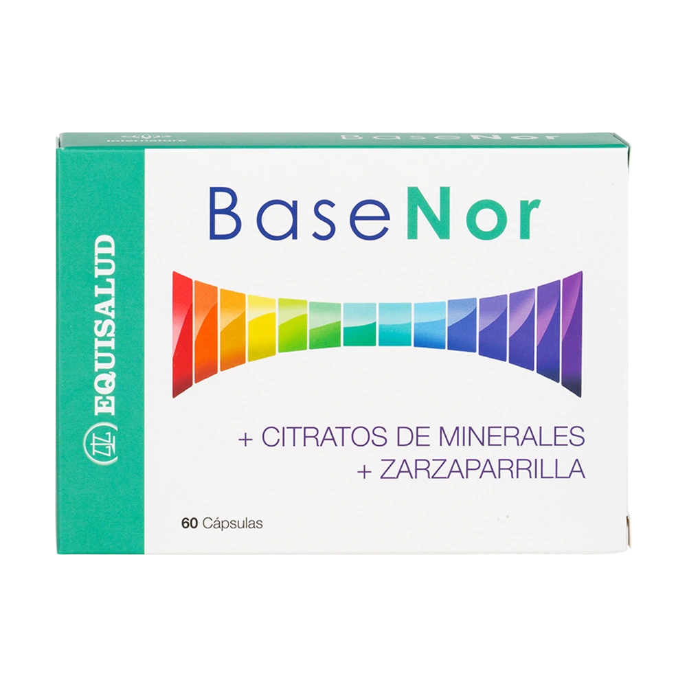 BaseNor caja de 60 cápsulas de la línea Internature, producto de Laboratorios Equisalud