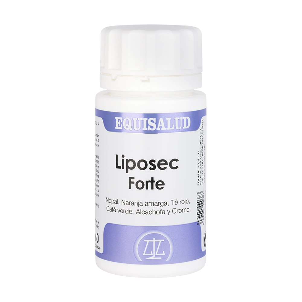 Liposec Forte bote de 60 cápsulas de la línea Internature, producto de Laboratorios Equisalud