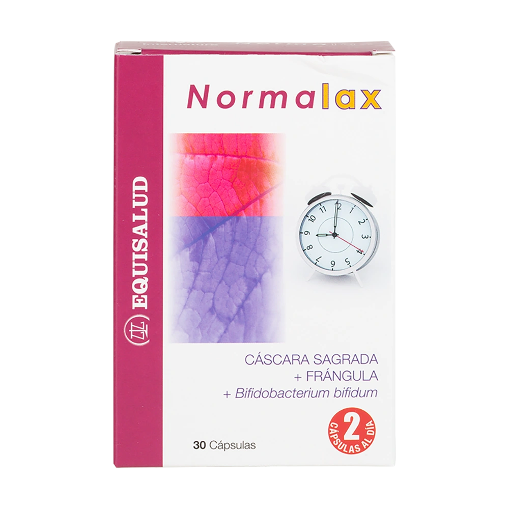 Normalax caja de 30 cápsulas de la línea Internature, producto de Laboratorios Equisalud