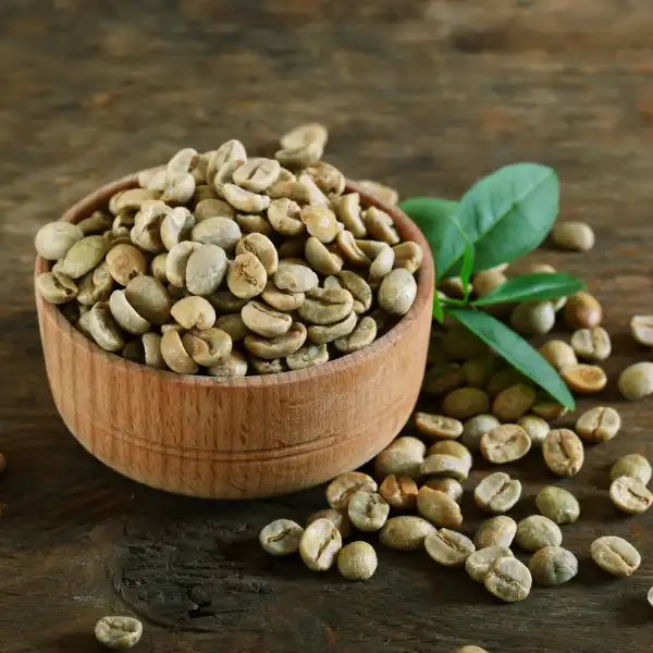 Café verde (Coffea canephora o Coffea arabica)