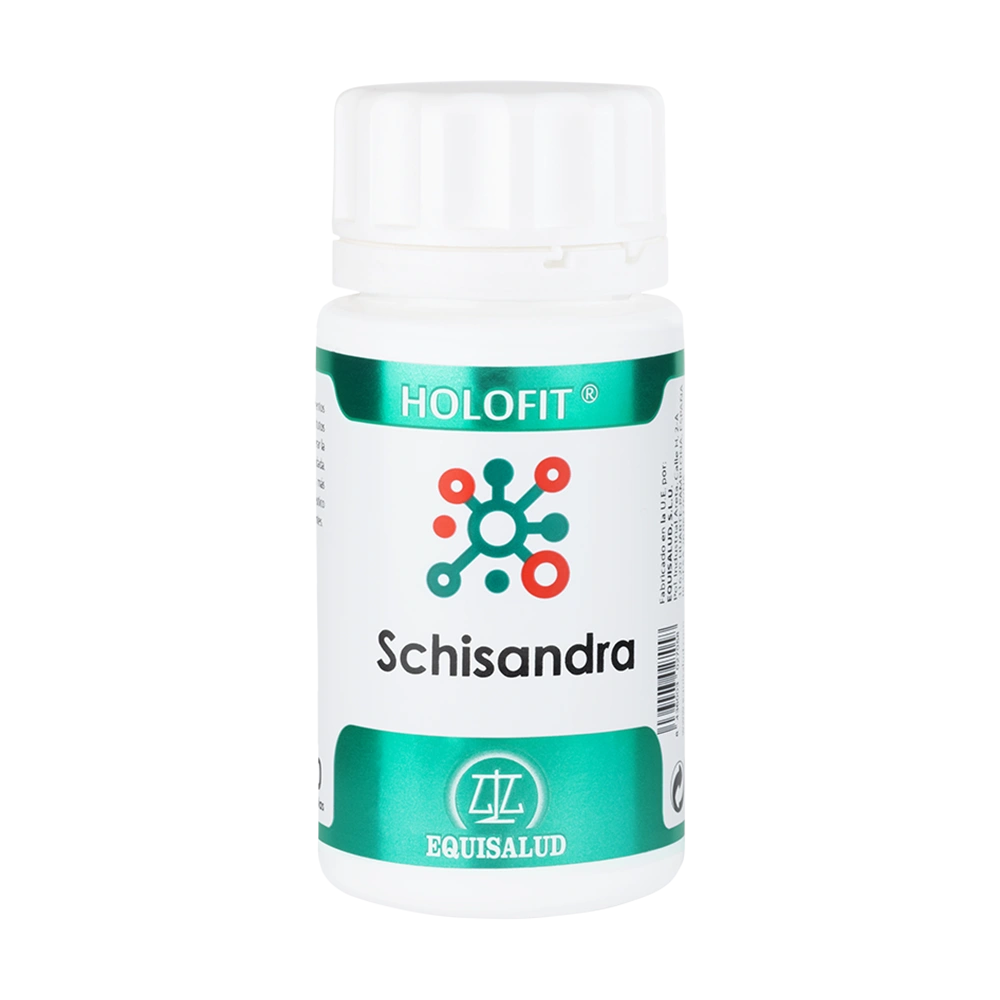 Holofit Schisandra bote de 50 cápsulas de la línea Holofit, producto de Laboratorios Equisalud