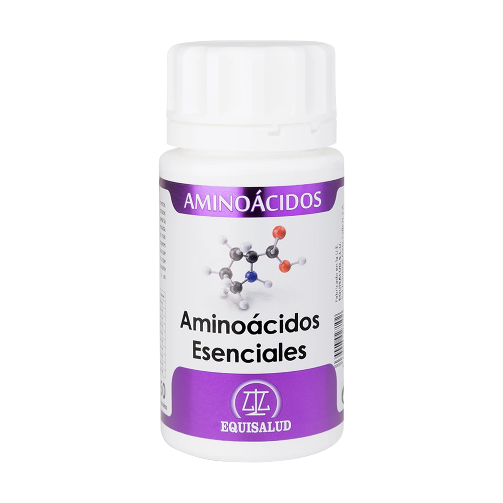 Aminoácidos esenciales bote de 50 cápsulas producto de Laboratorios Equisalud