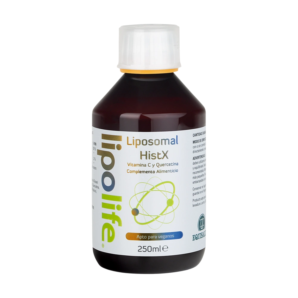 Lipolife Liposomal HISTX envase de 250 mililitros de la línea Lipolife, producto de Laboratorios Equisalud