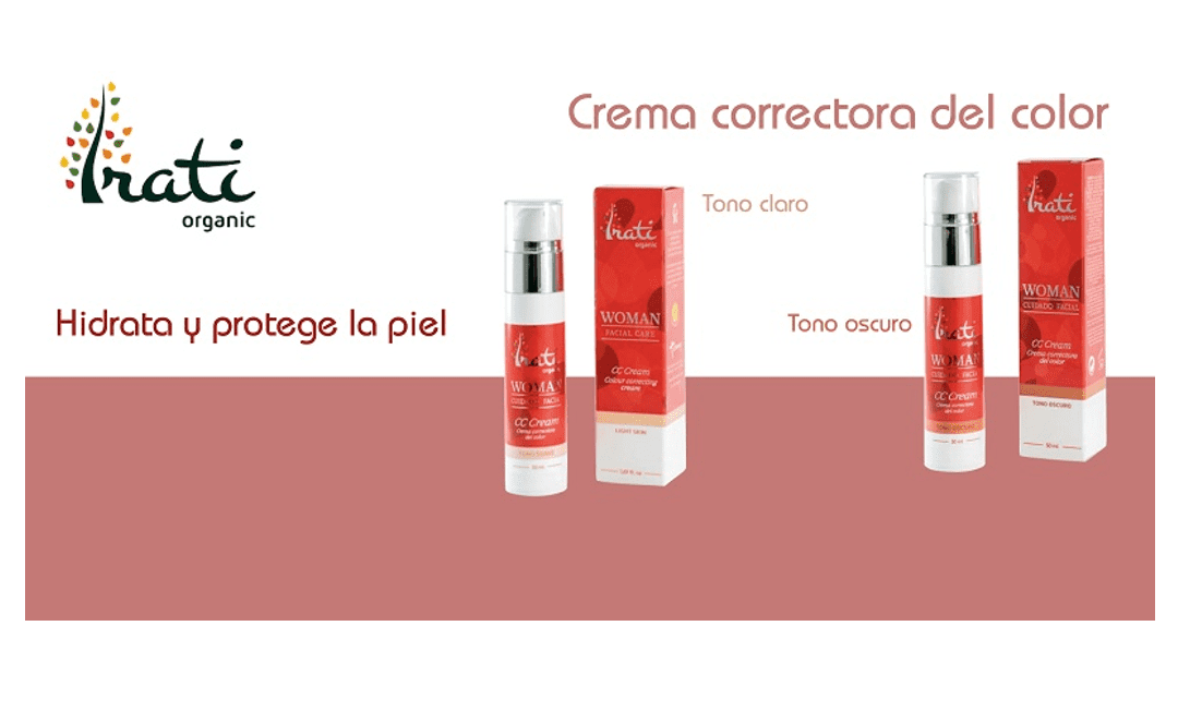 Nueva CC Cream de Irati Organic: aporta color a la vez que hidrata y protege la piel