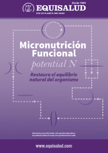 Portada del catálogo de Micronutrición funcional potential N