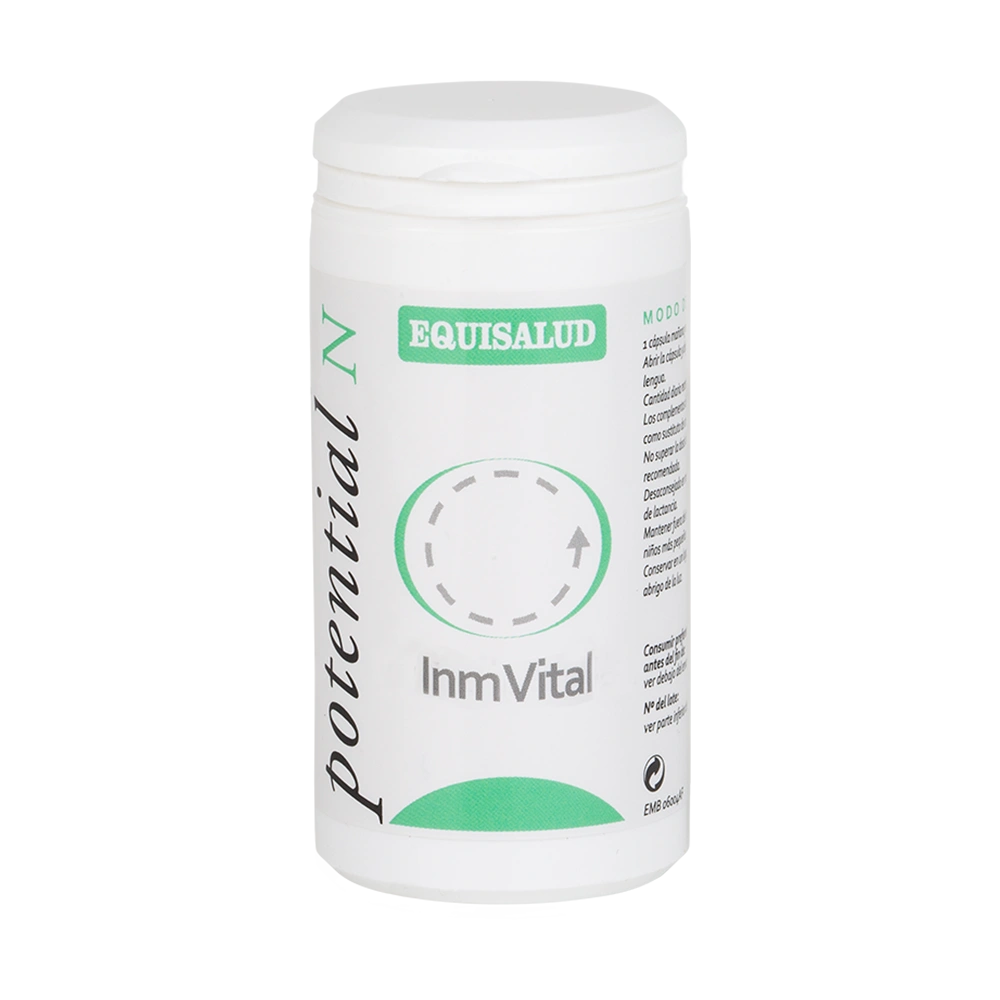 InmVital bote de 60 cápsulas de la línea Micronutrición Funcional, producto de Laboratorios Equisalud