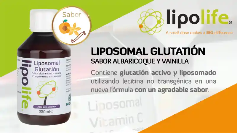 Presentamos el nuevo Liposomal Glutatión Albaricoque y Vainilla