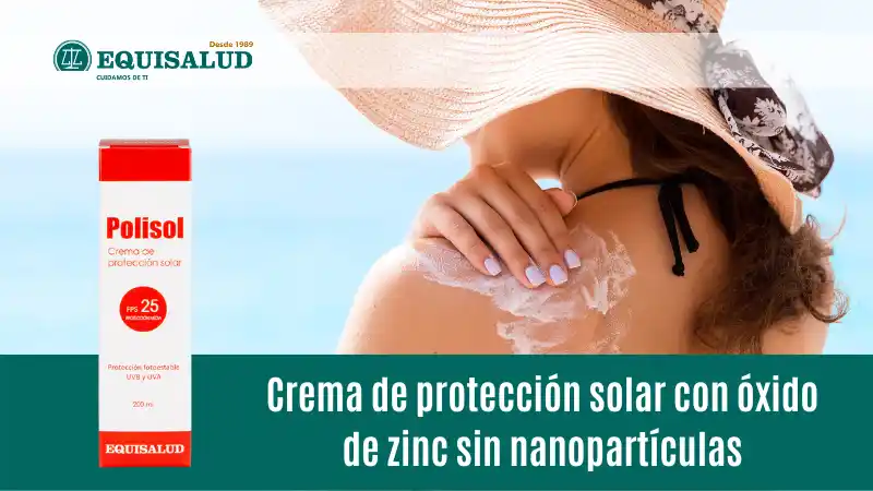 Polisol: nueva crema de protección solar natural con óxido de zinc
