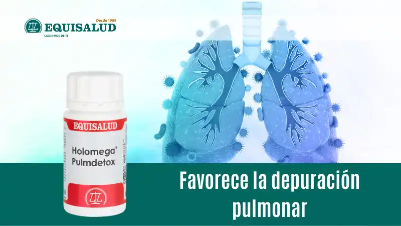 Holomega Pulmdetox: favorece la depuración pulmonar