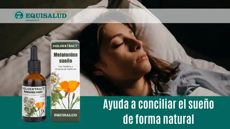 Holoextract Melatonina Sueño, la ayuda natural para dormir bien