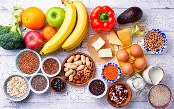 Frutas, verduras y legumbres para una dieta saludable