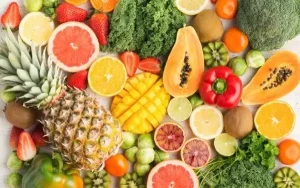 Vitamina C frutas variadas