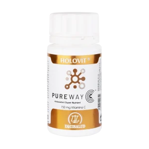 Holovit Pureway C bote de 50 cápsulas de la línea Holovit, producto de Laboratorios Equisalud