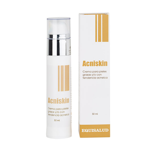 Acniskin, uso externo, bote de crema de 50 ml y estuche