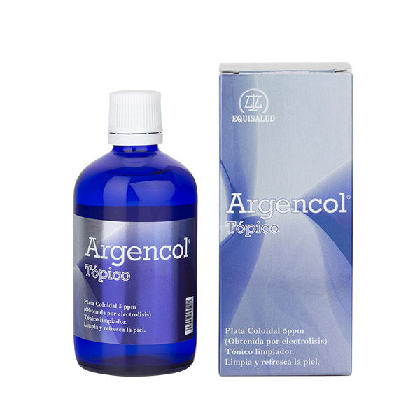 Argencol Tópico, uso externo. Plata coloidal: 5ppm