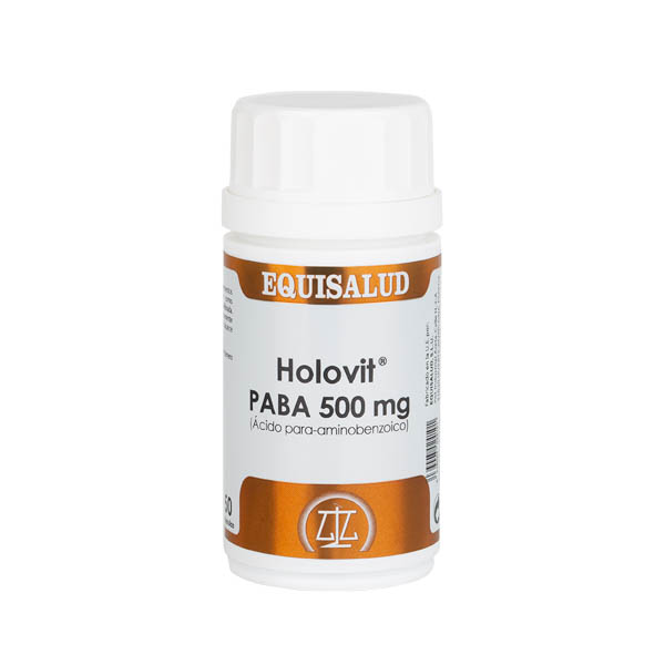 Holovit PABA 500 mg (Ácido para-aminobenzoico) 50 cápsulas