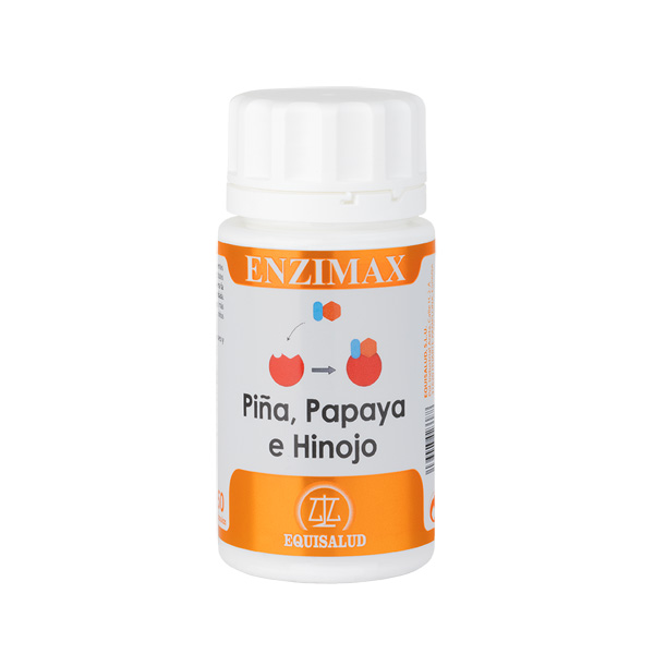 Enzimax Piña, Papaya e Hinojo 50 comprimidos