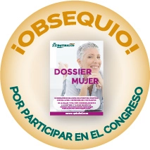 Icono obsequio dossier mujer