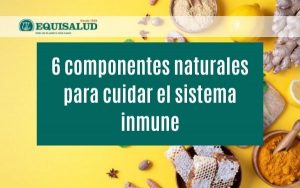 6 componentes naturales para cuidar el sistema inmune