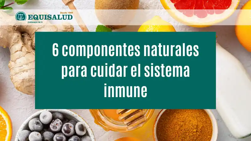 6 componentes naturales para cuidar el sistema inmune