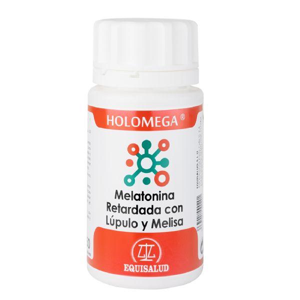 Holomega Melatonina Retardada con Lúpulo y Melisa 50 cápsulas
