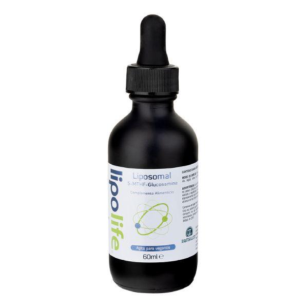 Lipolife Liposomal 5-MTHF-Glucosamina 60 ml. Apto para veganos.
