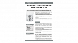 Ficha técnica Microbiota Baobab con fibra de Acacia