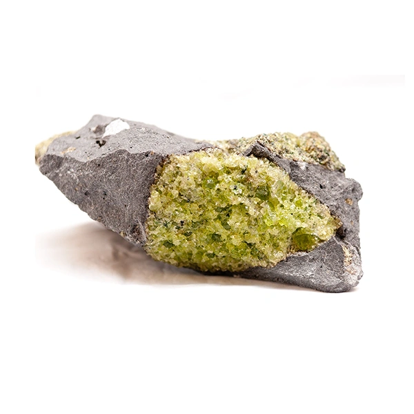Peridoto, imagen del mineral que forma parte de Gems of Life Fuerza vital