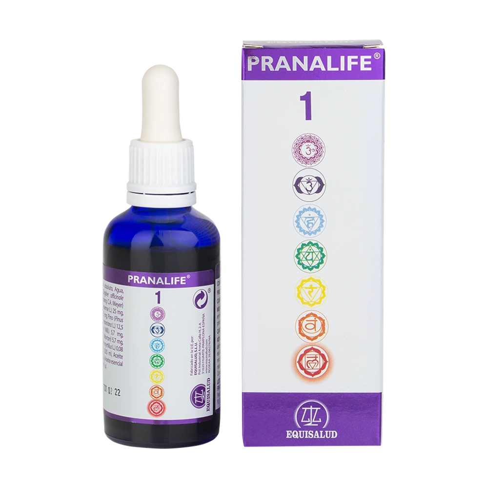 Pranalife 1 envase de 50 mililitros de la línea Pranalife, producto de Laboratorios Equisalud