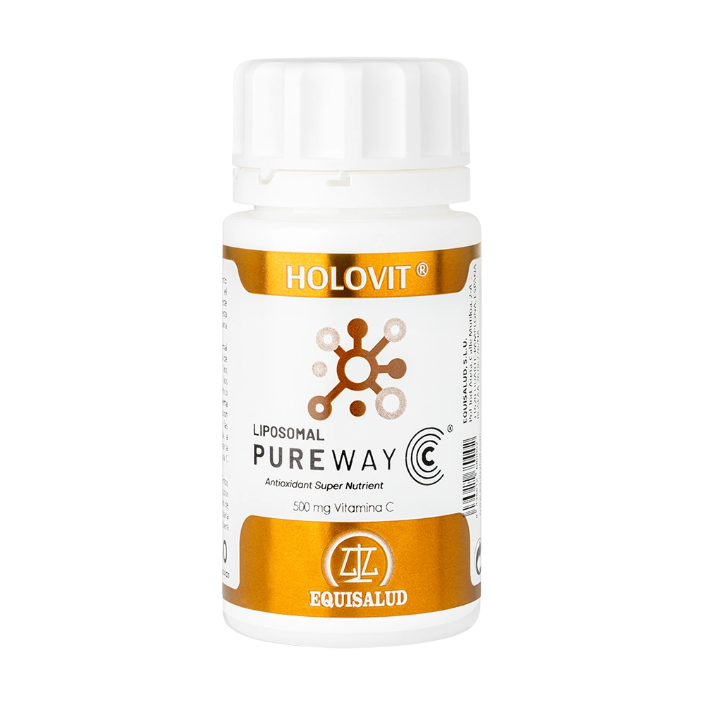 Holovit Pureway C Liposomal bote de 50 cápsulas de la línea Holovit, producto de Laboratorios Equisalud