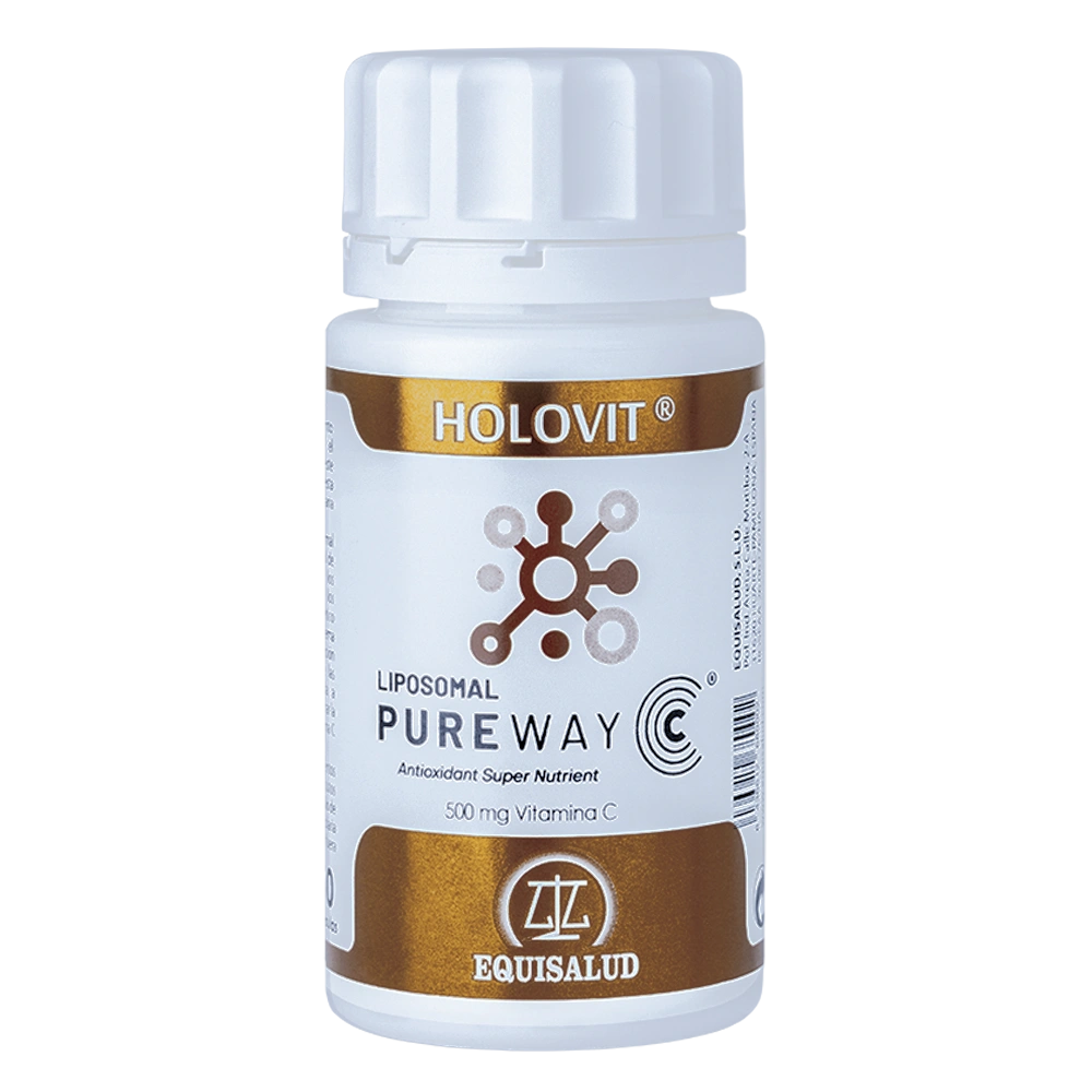 Holovit Pureway C Liposomal bote de 50 cápsulas de la línea Holovit, producto de Laboratorios Equisalud.
