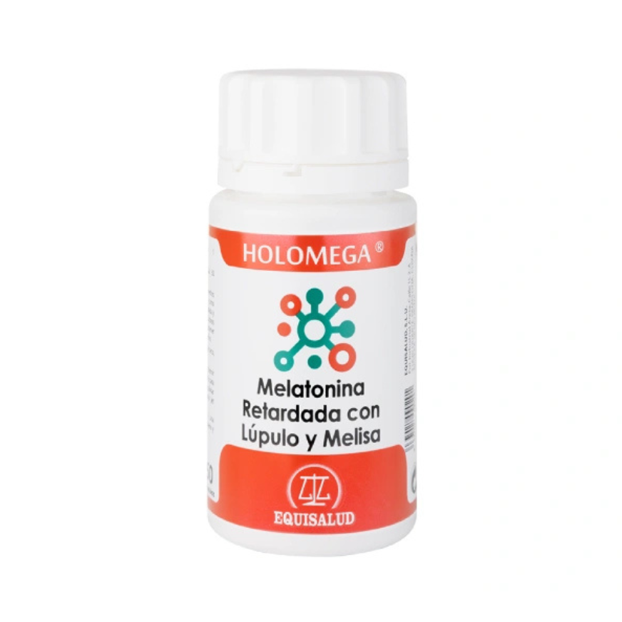Holomega Melatonina Retardada con Lúpulo y Melisa 